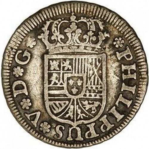 1 Real Obverse Image minted in SPAIN in 1730 (1700-46  -  FELIPE V)  - The Coin Database