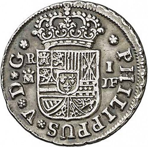 1 Real Obverse Image minted in SPAIN in 1731JF (1700-46  -  FELIPE V)  - The Coin Database