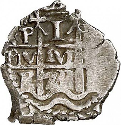 1 Real Obverse Image minted in SPAIN in 1733E (1700-46  -  FELIPE V)  - The Coin Database