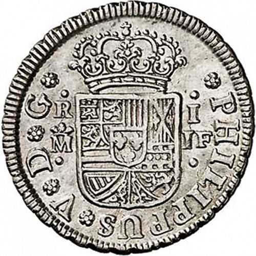 1 Real Obverse Image minted in SPAIN in 1735JF (1700-46  -  FELIPE V)  - The Coin Database