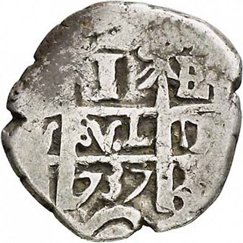 1 Real Obverse Image minted in SPAIN in 1737E (1700-46  -  FELIPE V)  - The Coin Database