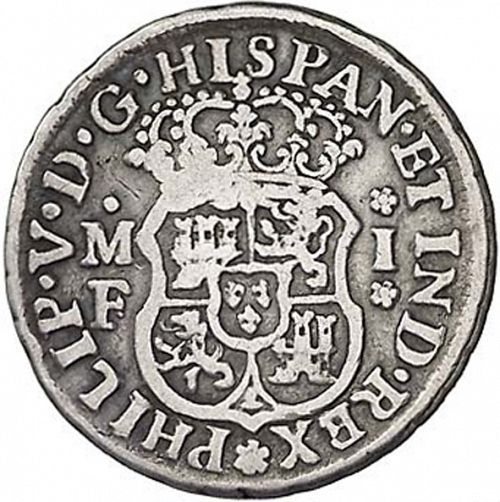 1 Real Obverse Image minted in SPAIN in 1738MF (1700-46  -  FELIPE V)  - The Coin Database