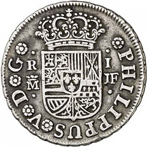 1 Real Obverse Image minted in SPAIN in 1739JF (1700-46  -  FELIPE V)  - The Coin Database