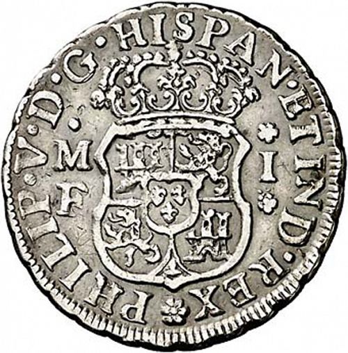 1 Real Obverse Image minted in SPAIN in 1739MF (1700-46  -  FELIPE V)  - The Coin Database