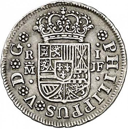1 Real Obverse Image minted in SPAIN in 1741JF (1700-46  -  FELIPE V)  - The Coin Database