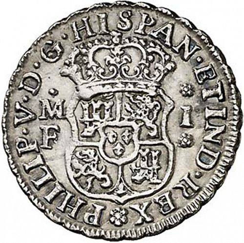 1 Real Obverse Image minted in SPAIN in 1741MF (1700-46  -  FELIPE V)  - The Coin Database