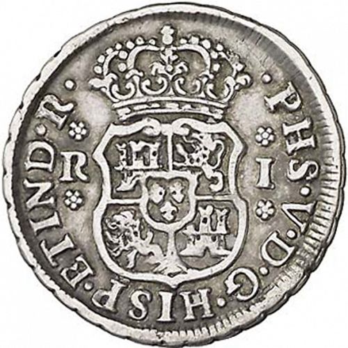 1 Real Obverse Image minted in SPAIN in 1742M (1700-46  -  FELIPE V)  - The Coin Database