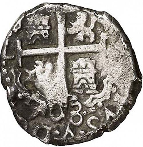 1 Real Reverse Image minted in SPAIN in 1703H (1700-46  -  FELIPE V)  - The Coin Database