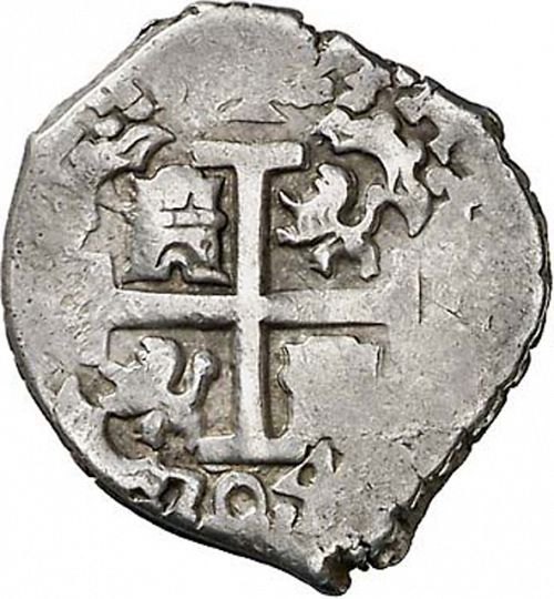 1 Real Reverse Image minted in SPAIN in 1704H (1700-46  -  FELIPE V)  - The Coin Database