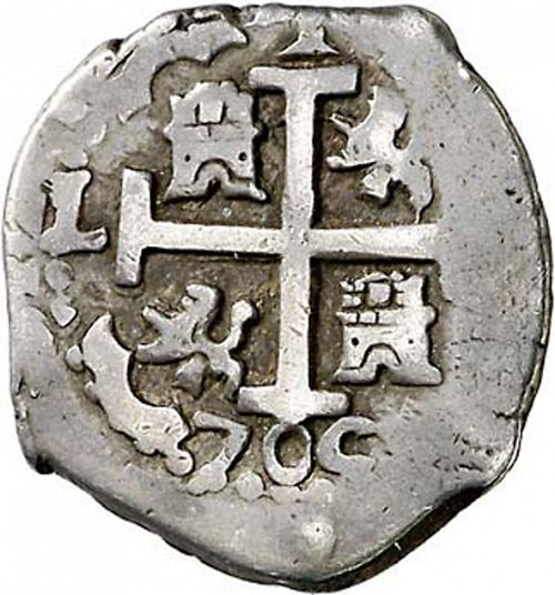 1 Real Reverse Image minted in SPAIN in 1705H (1700-46  -  FELIPE V)  - The Coin Database