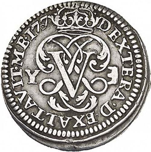 1 Real Reverse Image minted in SPAIN in 1707Y (1700-46  -  FELIPE V)  - The Coin Database