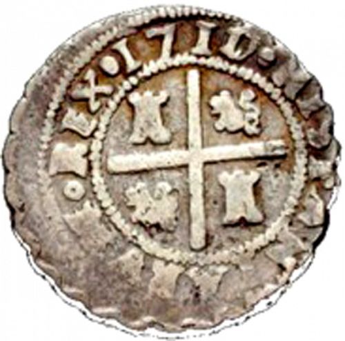 1 Real Reverse Image minted in SPAIN in 1711M (1700-46  -  FELIPE V)  - The Coin Database