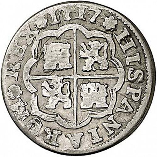1 Real Reverse Image minted in SPAIN in 1717J (1700-46  -  FELIPE V)  - The Coin Database