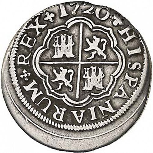 1 Real Reverse Image minted in SPAIN in 1720J (1700-46  -  FELIPE V)  - The Coin Database