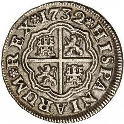 1 Real Reverse Image minted in SPAIN in 1732PA (1700-46  -  FELIPE V)  - The Coin Database