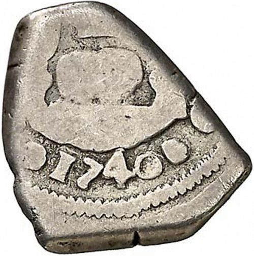 1 Real Reverse Image minted in SPAIN in 1740J (1700-46  -  FELIPE V)  - The Coin Database