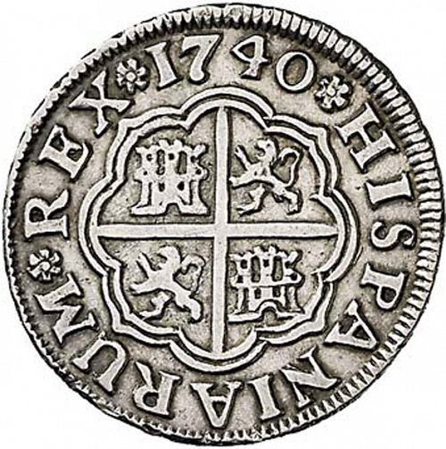 1 Real Reverse Image minted in SPAIN in 1740PJ (1700-46  -  FELIPE V)  - The Coin Database