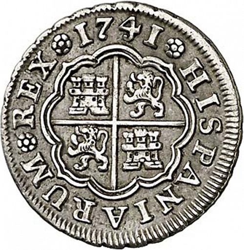 1 Real Reverse Image minted in SPAIN in 1741JF (1700-46  -  FELIPE V)  - The Coin Database