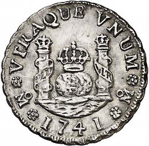 1 Real Reverse Image minted in SPAIN in 1741MF (1700-46  -  FELIPE V)  - The Coin Database