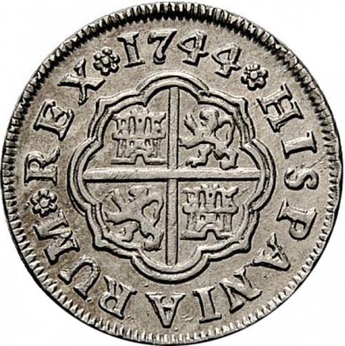 1 Real Reverse Image minted in SPAIN in 1744PJ (1700-46  -  FELIPE V)  - The Coin Database