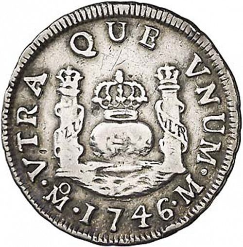 1 Real Reverse Image minted in SPAIN in 1746M (1700-46  -  FELIPE V)  - The Coin Database