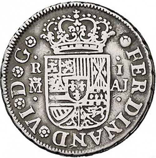 1 Real Obverse Image minted in SPAIN in 1746AJ (1746-59  -  FERNANDO VI)  - The Coin Database