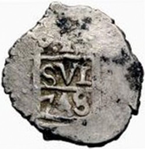 1 Real Obverse Image minted in SPAIN in 1748V (1746-59  -  FERNANDO VI)  - The Coin Database