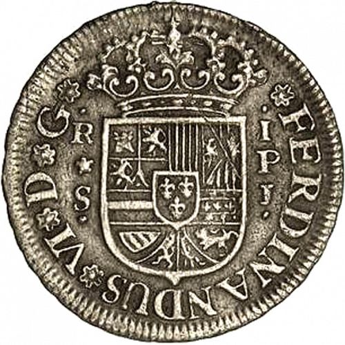 1 Real Obverse Image minted in SPAIN in 1750PJ (1746-59  -  FERNANDO VI)  - The Coin Database