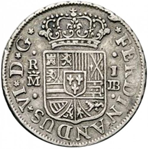 1 Real Obverse Image minted in SPAIN in 1751JB (1746-59  -  FERNANDO VI)  - The Coin Database