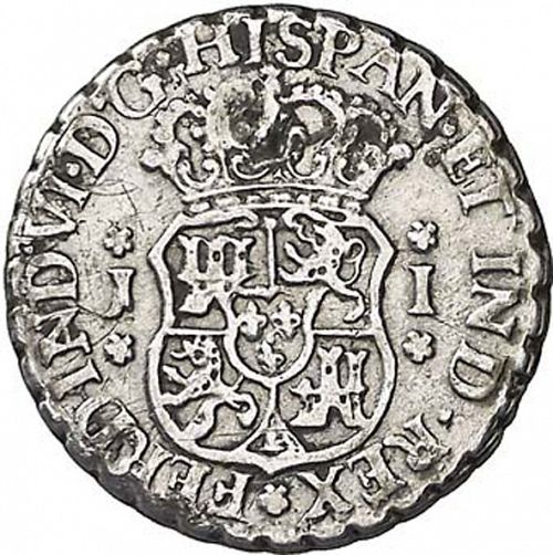 1 Real Obverse Image minted in SPAIN in 1755J (1746-59  -  FERNANDO VI)  - The Coin Database