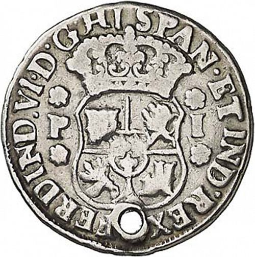 1 Real Obverse Image minted in SPAIN in 1759J (1746-59  -  FERNANDO VI)  - The Coin Database