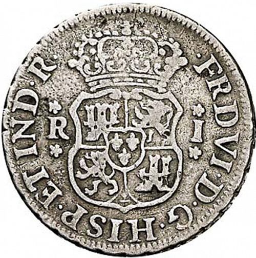 1 Real Obverse Image minted in SPAIN in 1760JM (1746-59  -  FERNANDO VI)  - The Coin Database