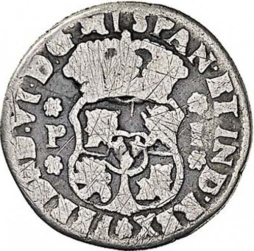 1 Real Obverse Image minted in SPAIN in 1760P (1746-59  -  FERNANDO VI)  - The Coin Database