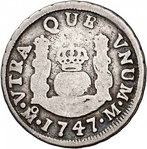 1 Real Reverse Image minted in SPAIN in 1747M (1746-59  -  FERNANDO VI)  - The Coin Database