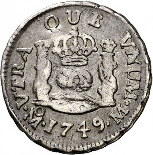 1 Real Reverse Image minted in SPAIN in 1749M (1746-59  -  FERNANDO VI)  - The Coin Database