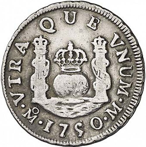 1 Real Reverse Image minted in SPAIN in 1750M (1746-59  -  FERNANDO VI)  - The Coin Database