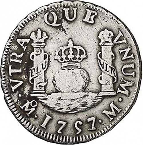 1 Real Reverse Image minted in SPAIN in 1757M (1746-59  -  FERNANDO VI)  - The Coin Database