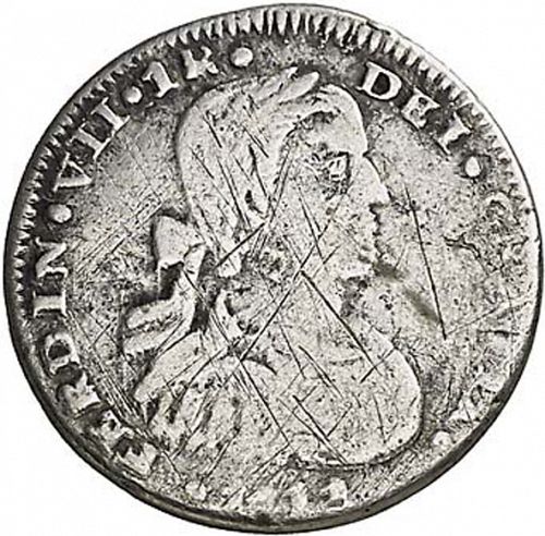 1 Real Obverse Image minted in SPAIN in 1811 (1808-33  -  FERNANDO VII)  - The Coin Database