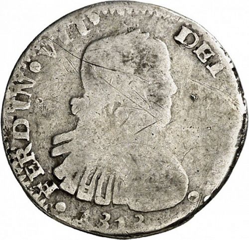 1 Real Obverse Image minted in SPAIN in 1813AG (1808-33  -  FERNANDO VII)  - The Coin Database