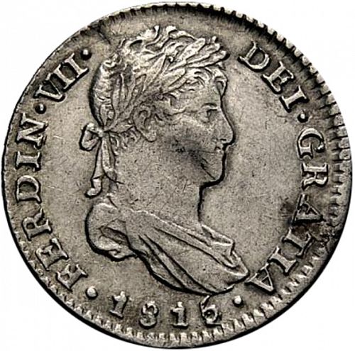 1 Real Obverse Image minted in SPAIN in 1815JJ (1808-33  -  FERNANDO VII)  - The Coin Database