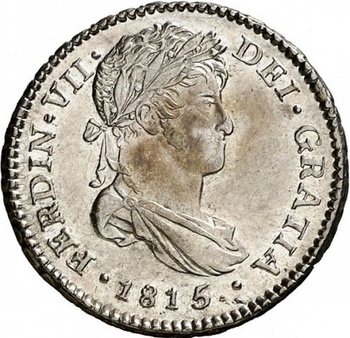 1 Real Obverse Image minted in SPAIN in 1815M (1808-33  -  FERNANDO VII)  - The Coin Database