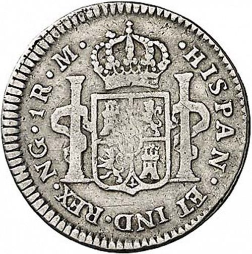 1 Real Reverse Image minted in SPAIN in 1809M (1808-33  -  FERNANDO VII)  - The Coin Database