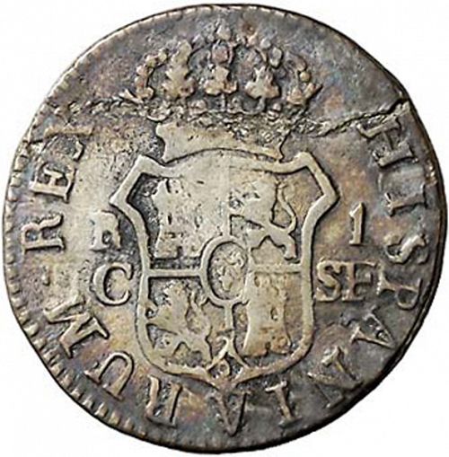 1 Real Reverse Image minted in SPAIN in 1811SF (1808-33  -  FERNANDO VII)  - The Coin Database