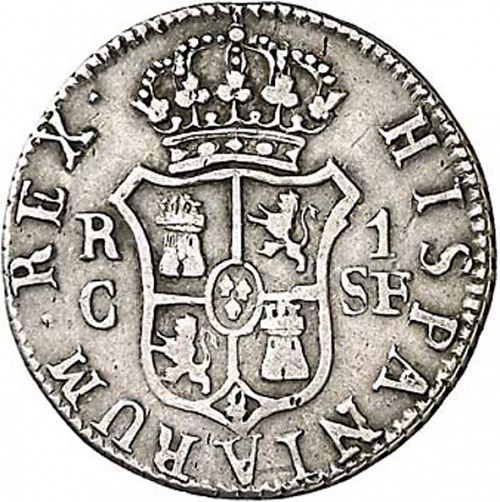 1 Real Reverse Image minted in SPAIN in 1812SF (1808-33  -  FERNANDO VII)  - The Coin Database