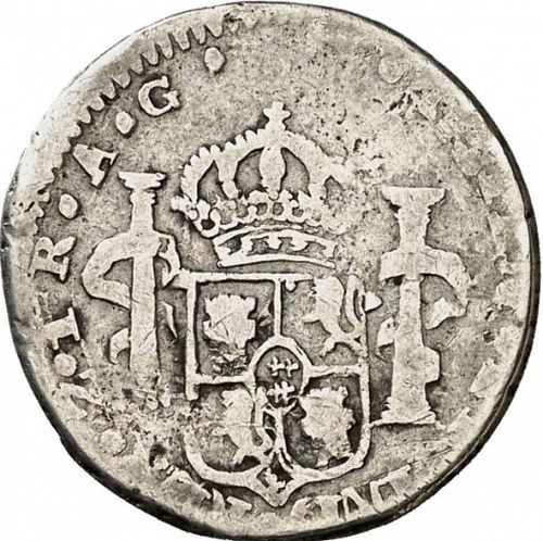 1 Real Reverse Image minted in SPAIN in 1813AG (1808-33  -  FERNANDO VII)  - The Coin Database