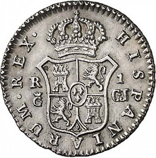 1 Real Reverse Image minted in SPAIN in 1813CJ (1808-33  -  FERNANDO VII)  - The Coin Database