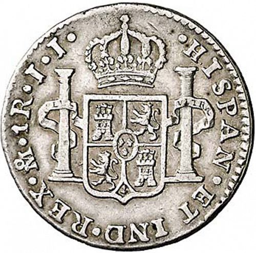 1 Real Reverse Image minted in SPAIN in 1813JJ (1808-33  -  FERNANDO VII)  - The Coin Database