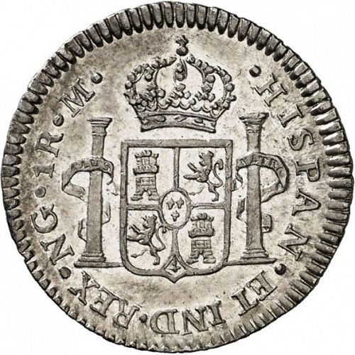 1 Real Reverse Image minted in SPAIN in 1815M (1808-33  -  FERNANDO VII)  - The Coin Database