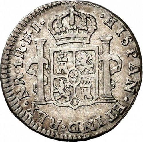 1 Real Reverse Image minted in SPAIN in 1816FJ (1808-33  -  FERNANDO VII)  - The Coin Database