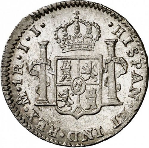 1 Real Reverse Image minted in SPAIN in 1816JJ (1808-33  -  FERNANDO VII)  - The Coin Database